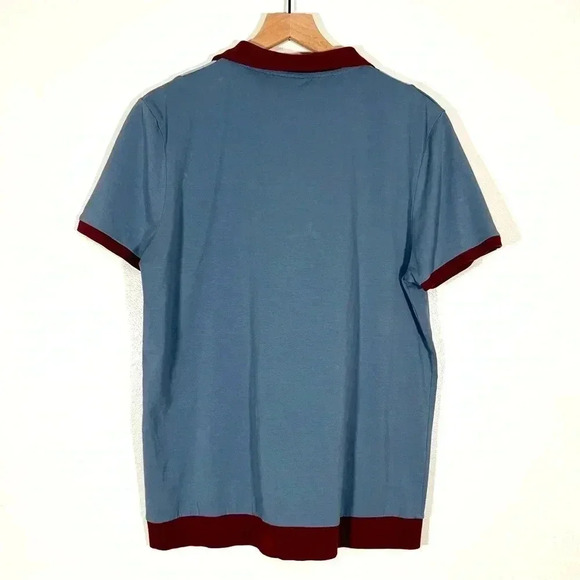 Mens ASOS Half Zip Grandpa Shirt - Picture 2 of 6